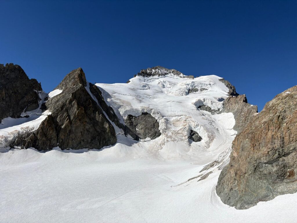Herrlicher Ausblick auf die Barre des Ecrins