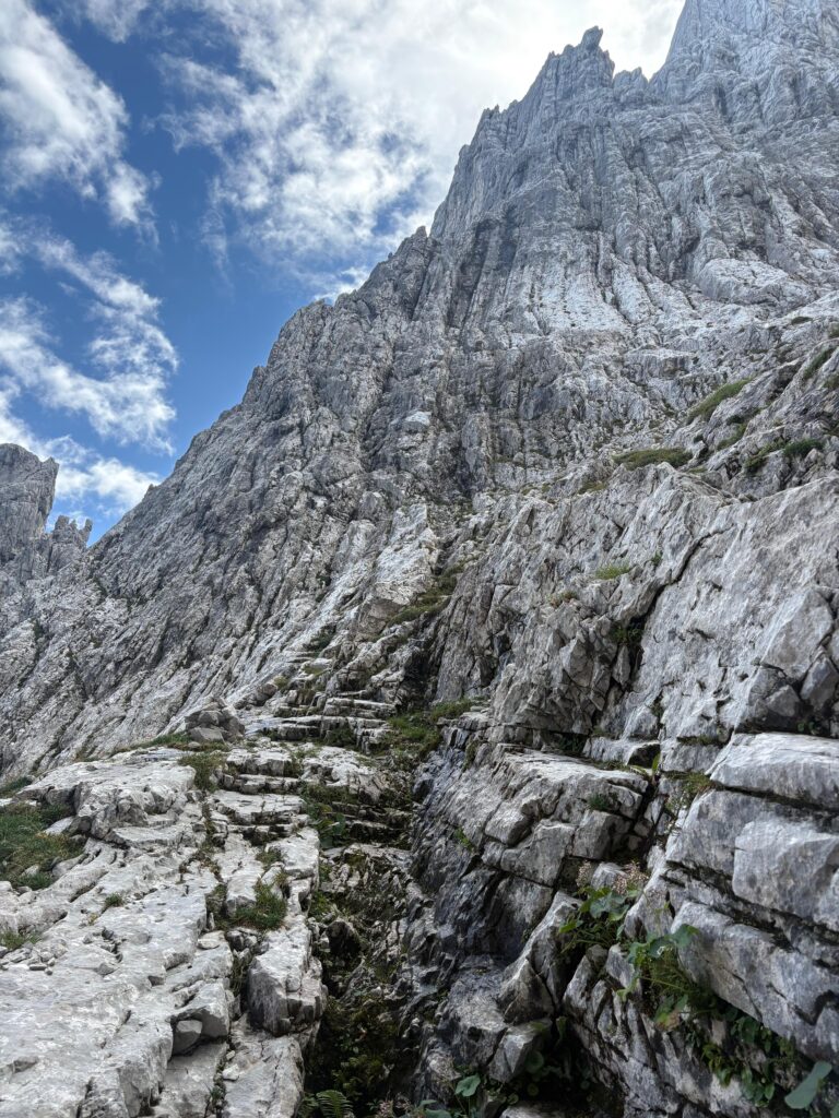 Nordkante Predigtstuhl Einstieg