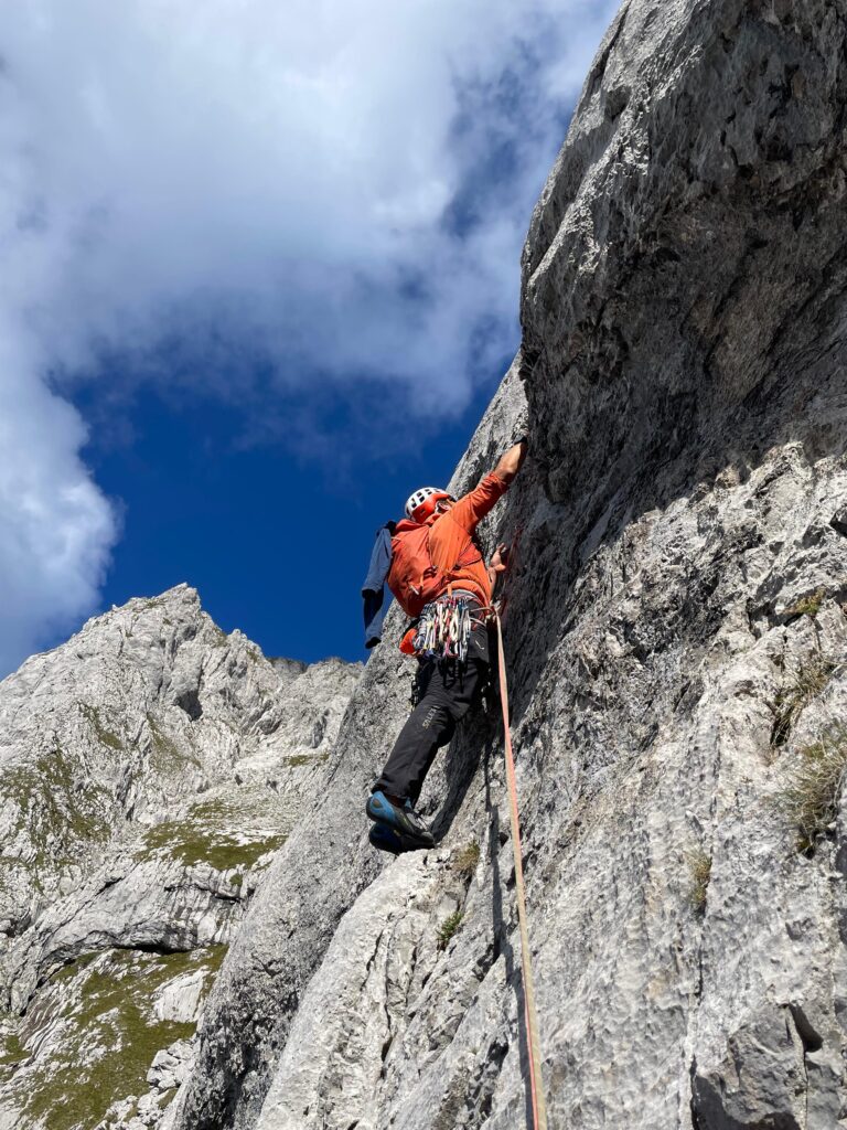 5.Seillänge Sonnenpfeiler