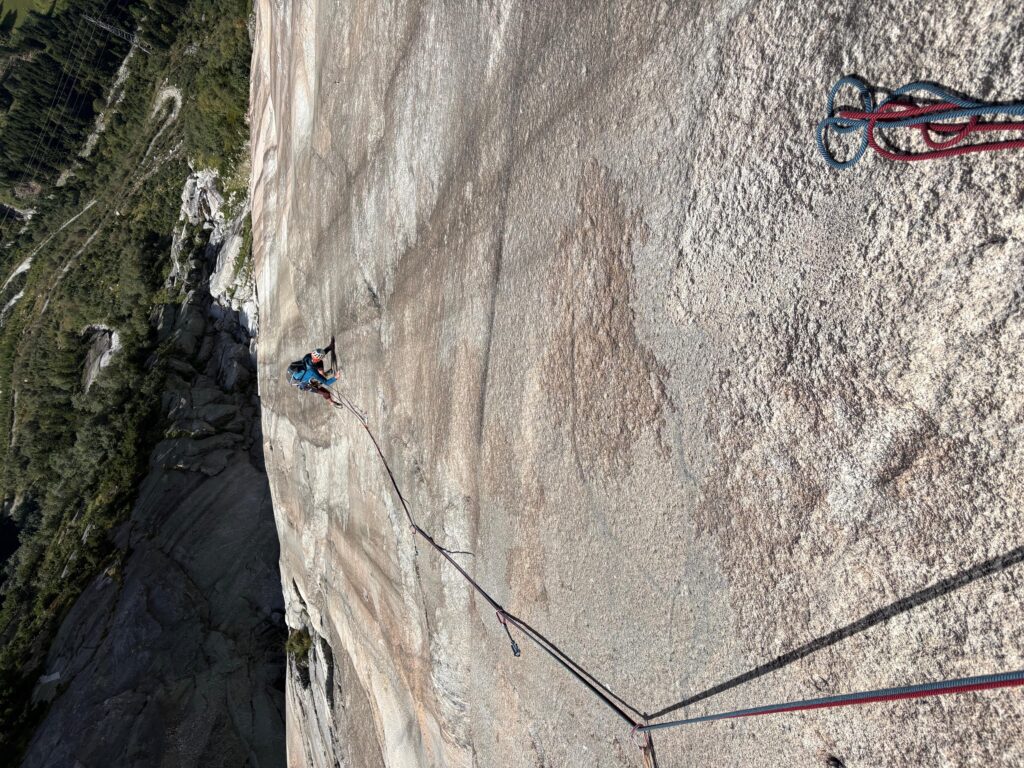 6a Seillänge im Schiefen Traum