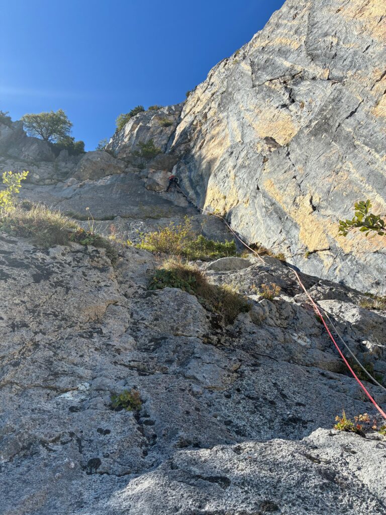 7.Seillänge Opas Liebling