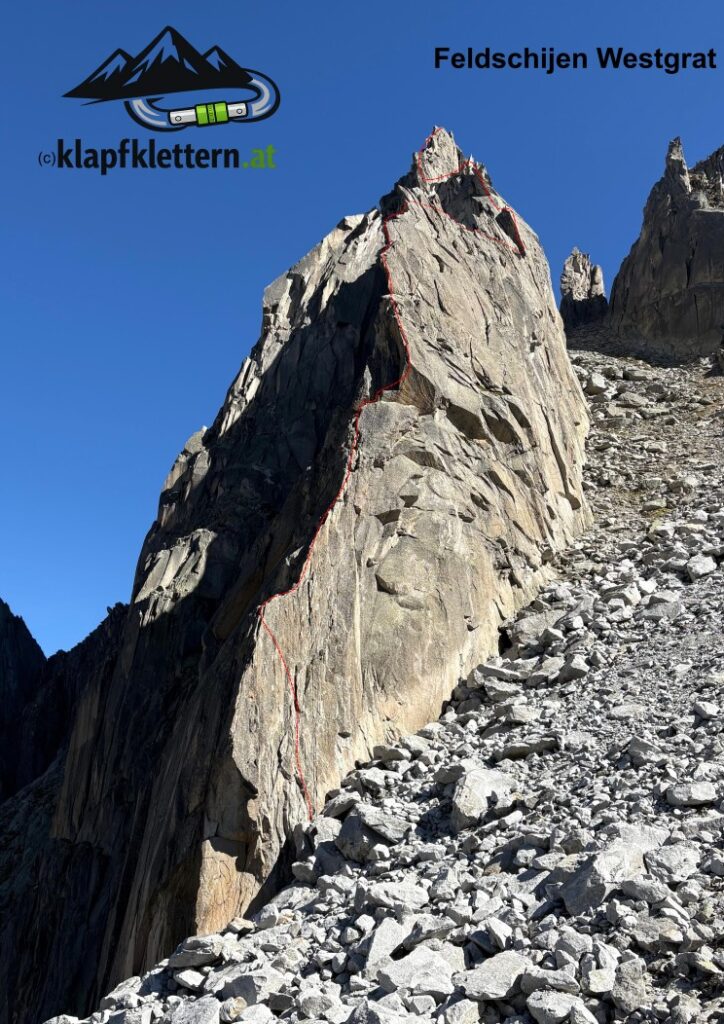 Feldschijen Westgrat Wandbild