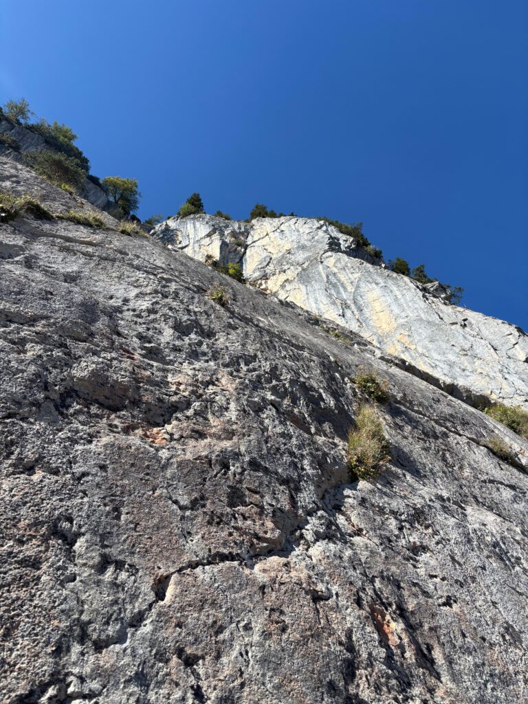 Mittelteil mit Blick auf Headwall Opas Liebling